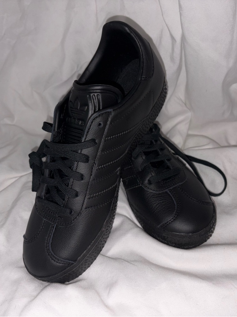 Adidas Gazelle Kids Size 3 Black Sneakers New in Box